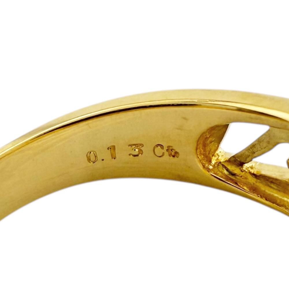 MIKIMOTO ミキモト リング 指輪 13.5号 18金 K18イエローゴールド