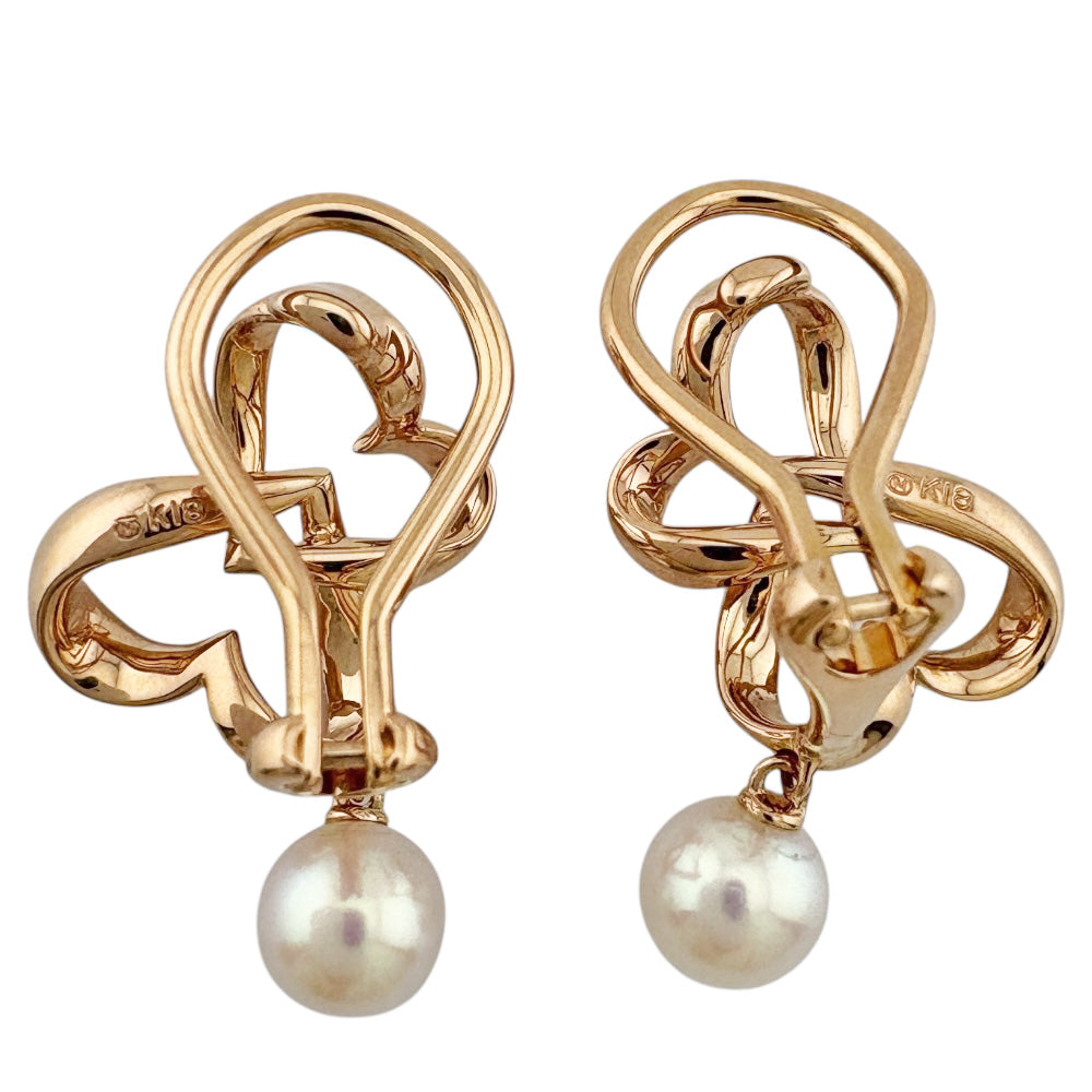 K18ミキモト ペルリータ パールイヤリング片耳用 ミキモト K18WG パール ダイヤ イヤリング 片側のみ - メルカリ