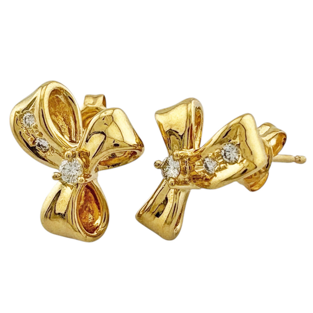 TASAKI タサキ ピアス 18金 K18イエローゴールド ダイヤモンド
