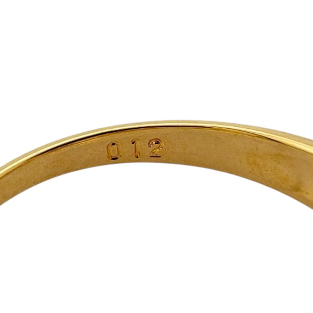 アメシストK18リング11号 K18 18金イエローゴールド アメシスト アメジスト リング 指輪 11号