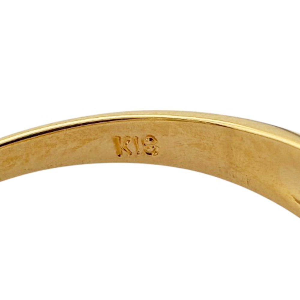 リング 指輪 11号 18金 K18イエローゴールド アメジスト レディース