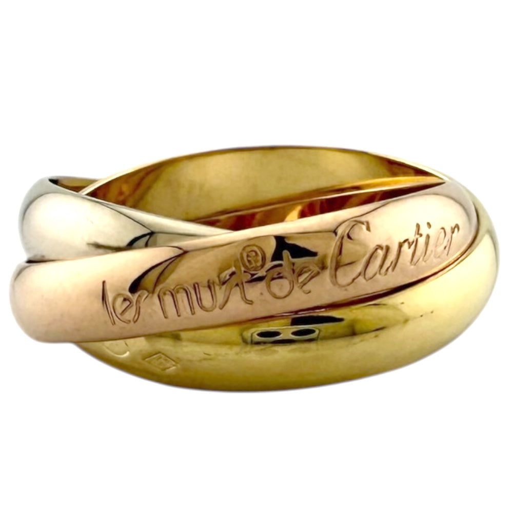 A105 カルティエ トリニティSM リング #51 11号 18Kゴールド CARTIER カルティエ トリニティ リング 指輪 11.5号 18金 K18イエロー