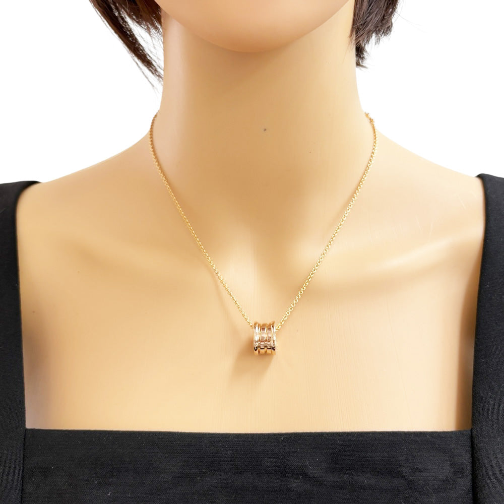 BVLGARI ブルガリ B-zero.1 ネックレス 18金 K18ピンクゴールド ユニ