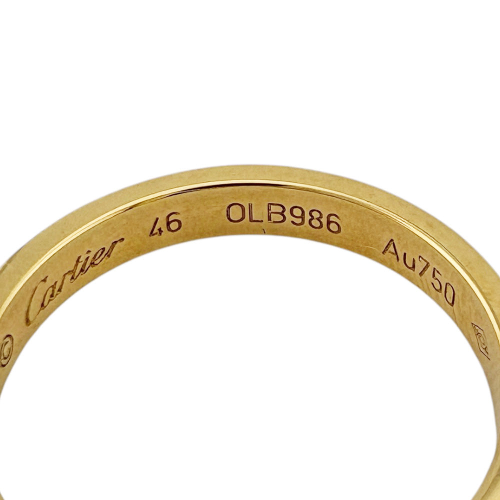 CARTIER カルティエ ミニラブ リング 指輪 6号 18金 K18イエロー 