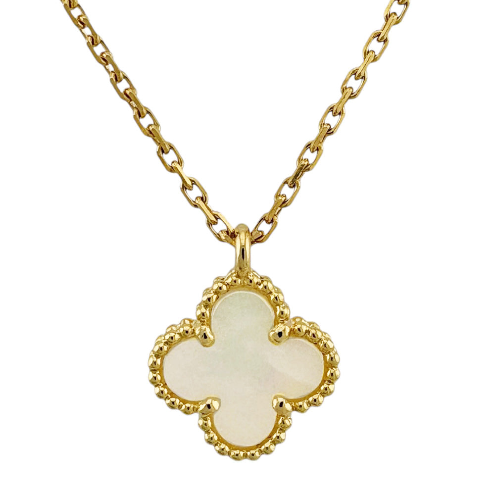 ヴァンクリーフ&アーペル　スウィート アルハンブラ　マザーオブパール　ネックレス Van Cleef & Arpels ヴァンクリーフ＆アーペル スウィート