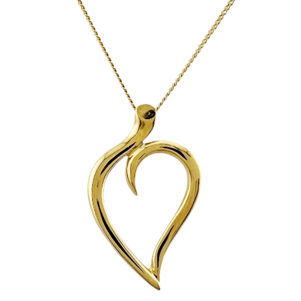 TIFFANY&Co. ティファニー ハートリーフ ネックレス 18金 K18イエロー