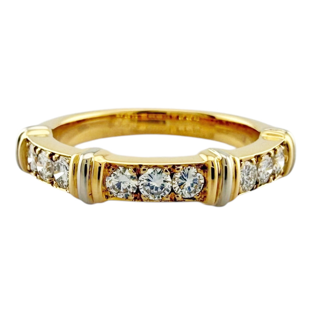 Cartier ゴールド リング ハンマード仕上げ Cartier ゴールド リング ハンマード仕上げ C ドゥ カルティエ