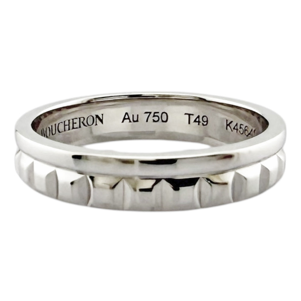 Boucheron ブシュロン キャトル ラディアント ハーフ リング 指輪 9号