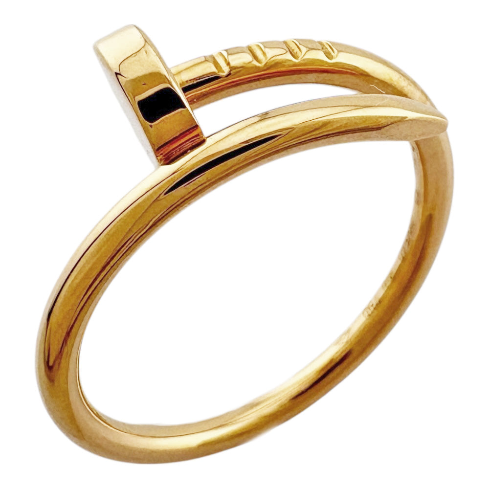 CARTIER カルティエ ジュスト アンクル リング 指輪 9.5号 18金 K18