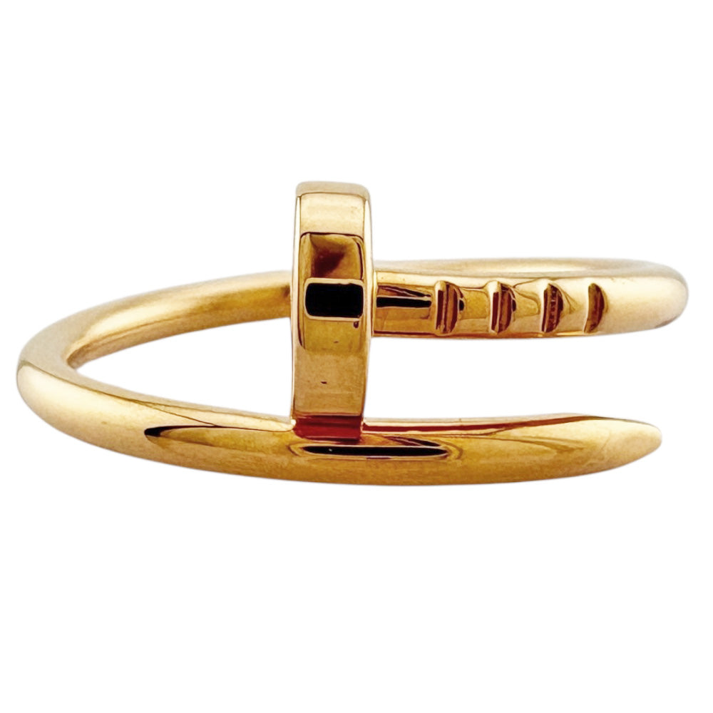 CARTIER カルティエ ジュスト アンクル リング 指輪 9.5号 18金 K18