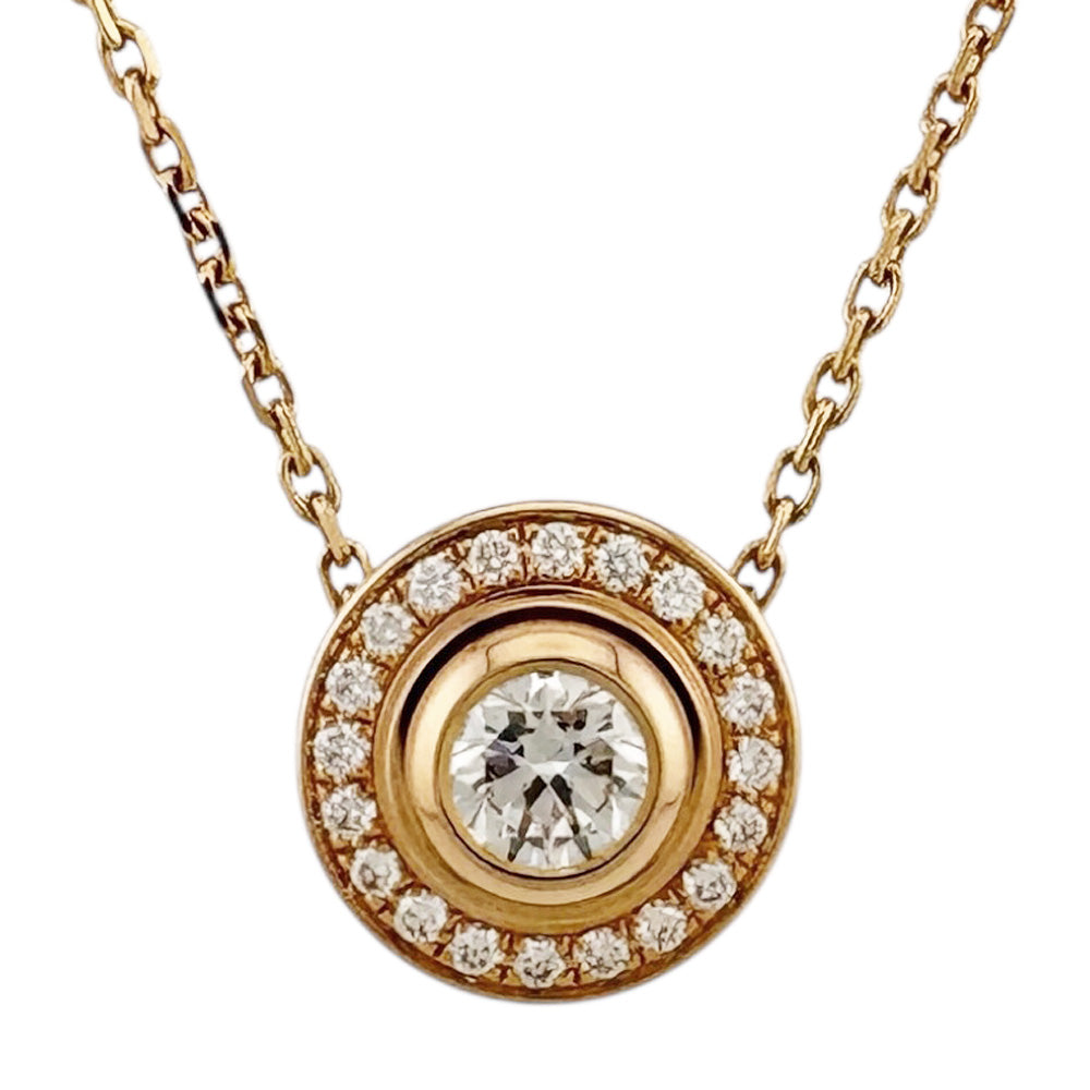 Cartier ゴールド ペンダント ネックレス　カルティエ　ダムール　18k CARTIER カルティエ ダムール ネックレス 18金 K18ピンクゴールド