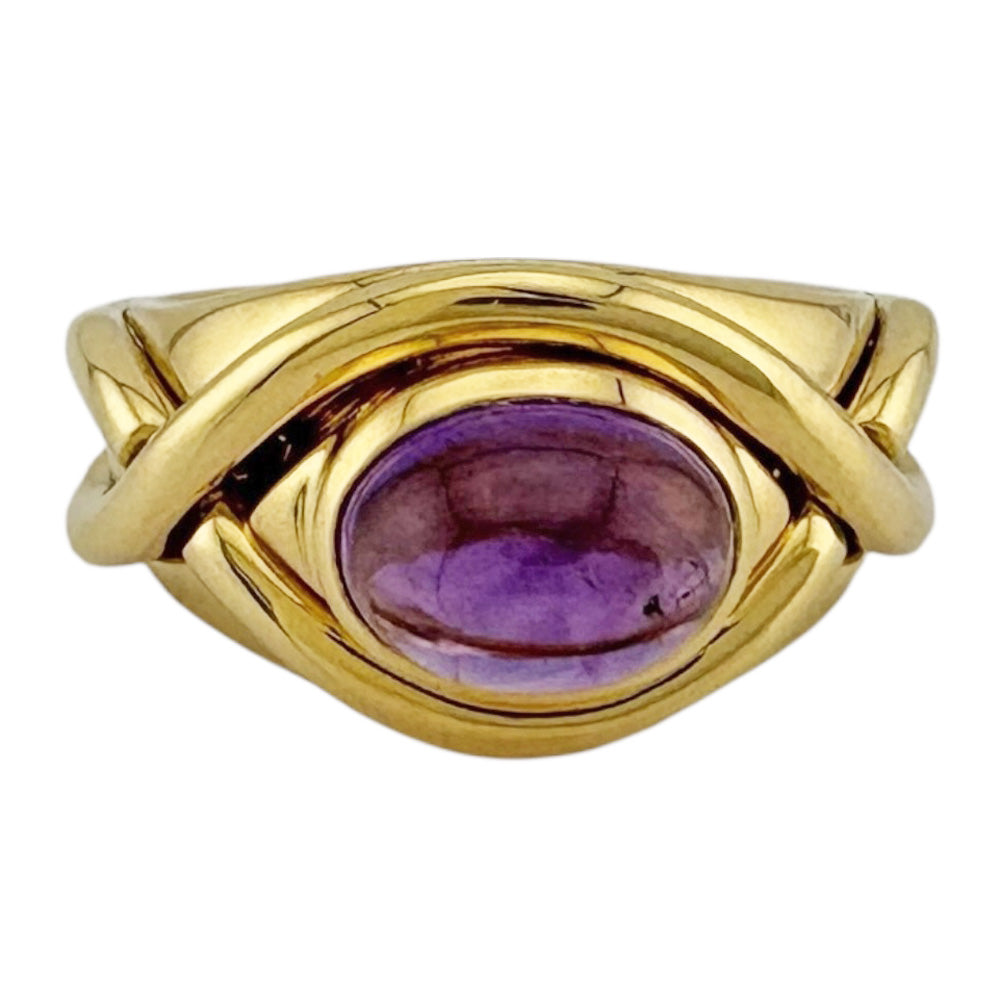 専用　ティファニー アメジスト リング シルバー925 K18 イエロー ゴール TIFFANY&Co. ティファニー リング 指輪 8.5号 18金 K18イエロー