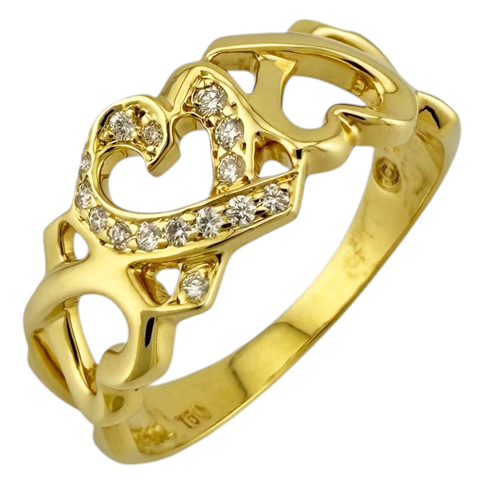 TIFFANY&Co. ティファニー ラビングハート リング 指輪 12.5号 18金