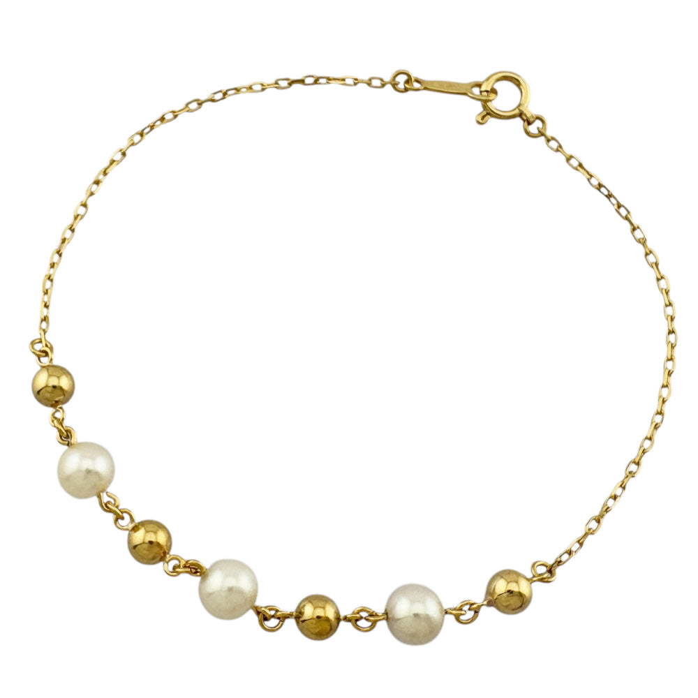 ミキモト MIKIMOTO パールブレスレット K18（MIKIMOTO/ミキモト