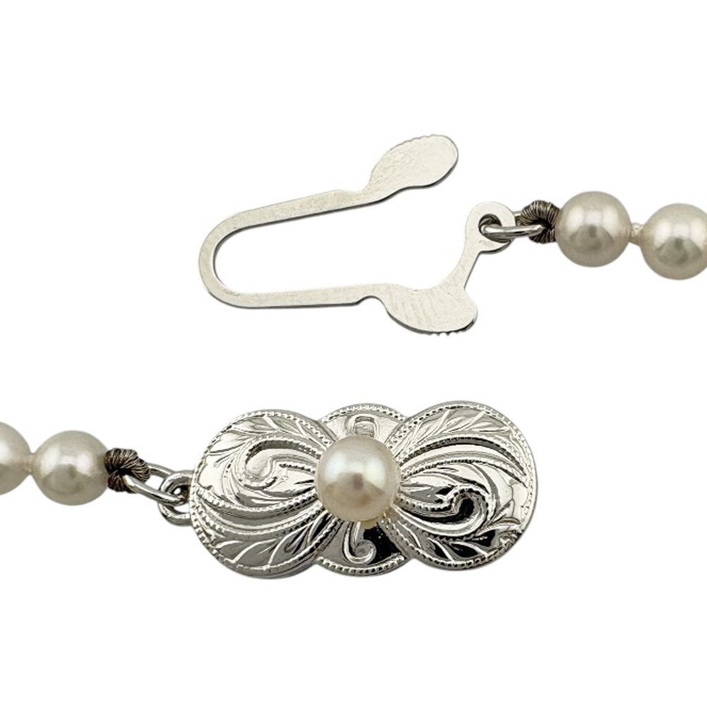 MIKIMOTO ミキモト ネックレス シルバー アコヤパール レディース 中古