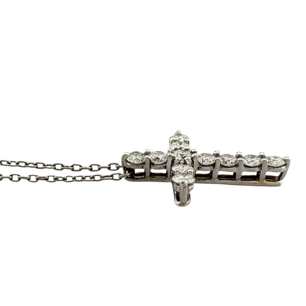 TIFFANY&Co. ティファニー スモールクロス ネックレス Pt950