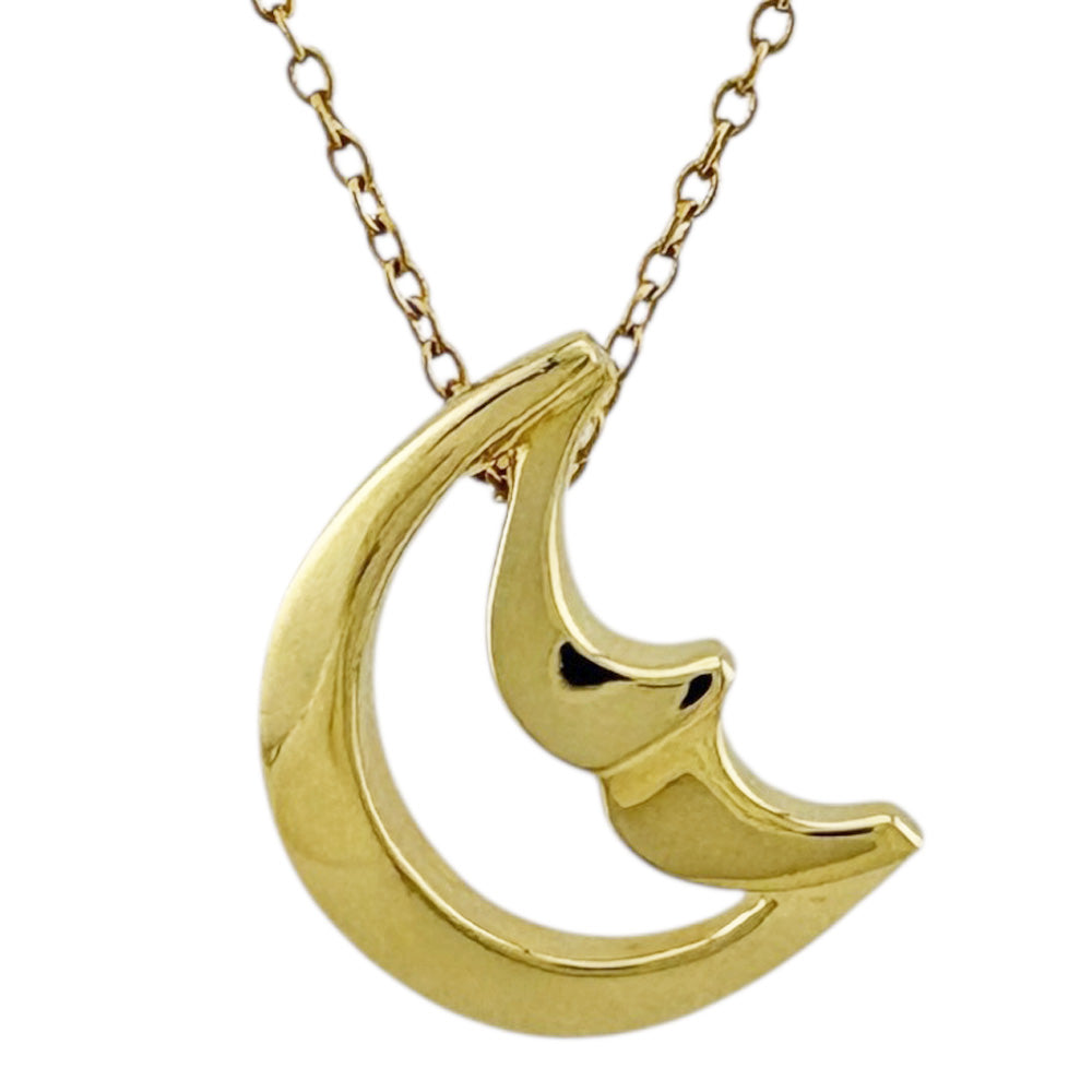 TIFFANY&Co. ティファニー クレセントムーン ネックレス 18金