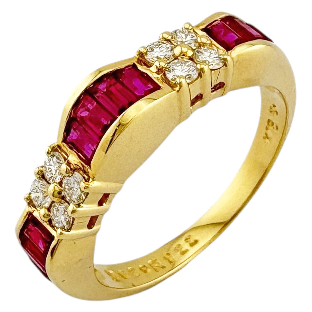 MIKIMOTO ミキモト リング 指輪 11.5号 18金 K18イエローゴールド