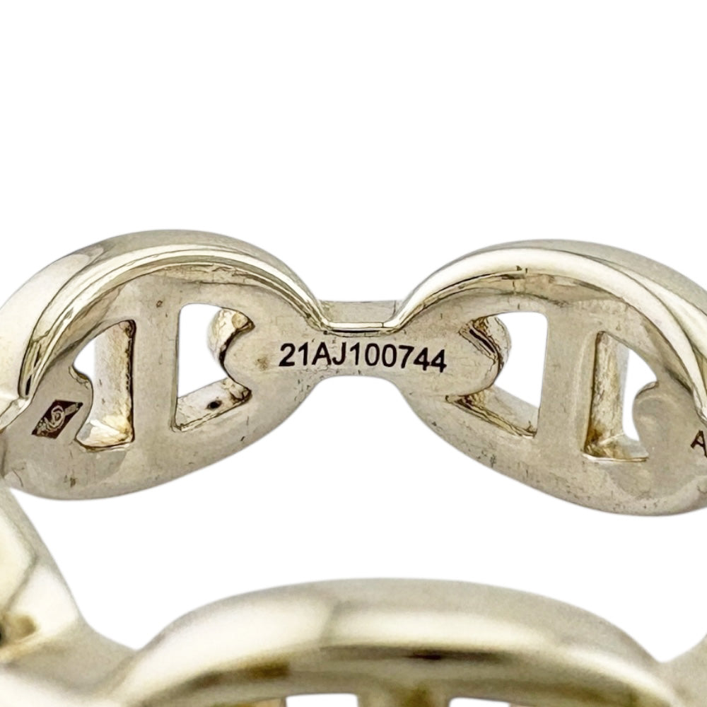 HERMÈS エルメス シェーヌダンクル リング シルバー925 箱付き　6号 HERMES エルメス シェーヌダンクル リング 指輪 15.5号 シルバー