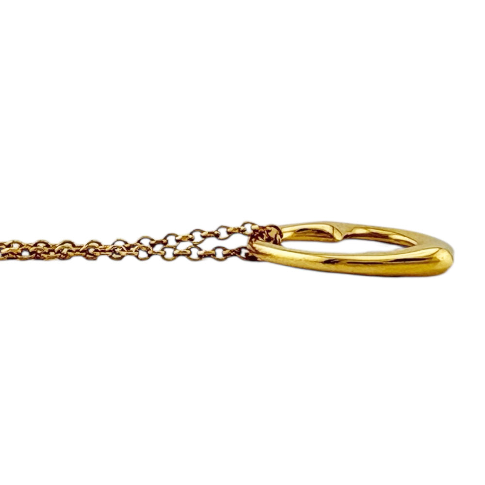 TIFFANY&Co. ティファニー オープンハート ネックレス 18金 K18