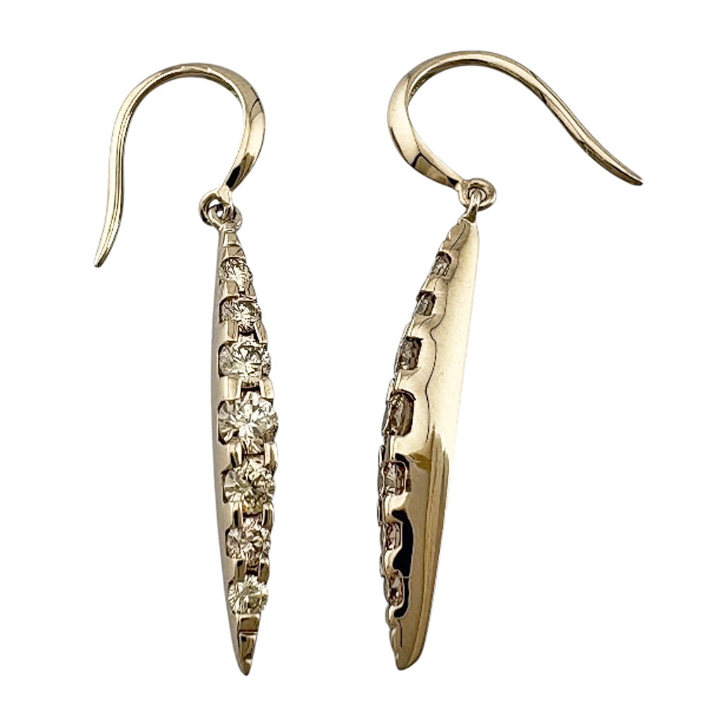 KASHIKEY カシケイ ネイキッド ピアス 18金 K18ゴールド ダイヤモンド