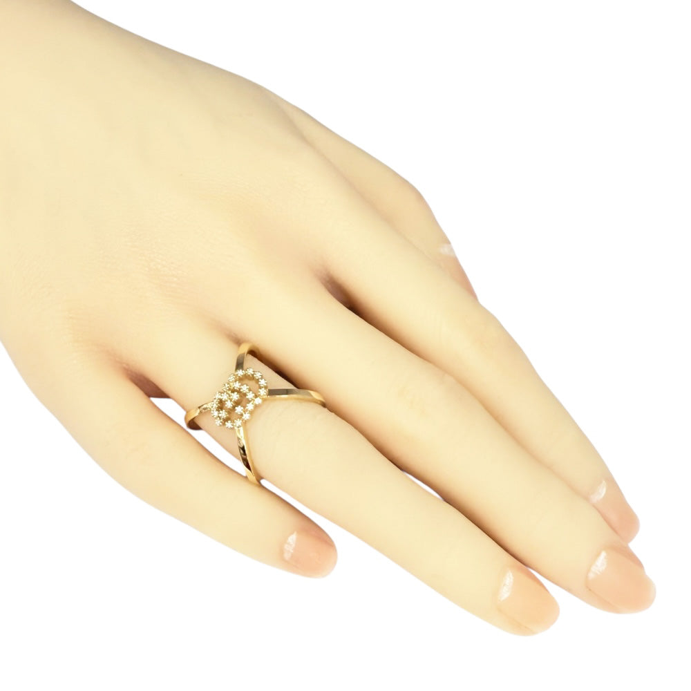 GUCCI グッチ GGランニング リング 指輪 8号 18金 K18イエローゴールド