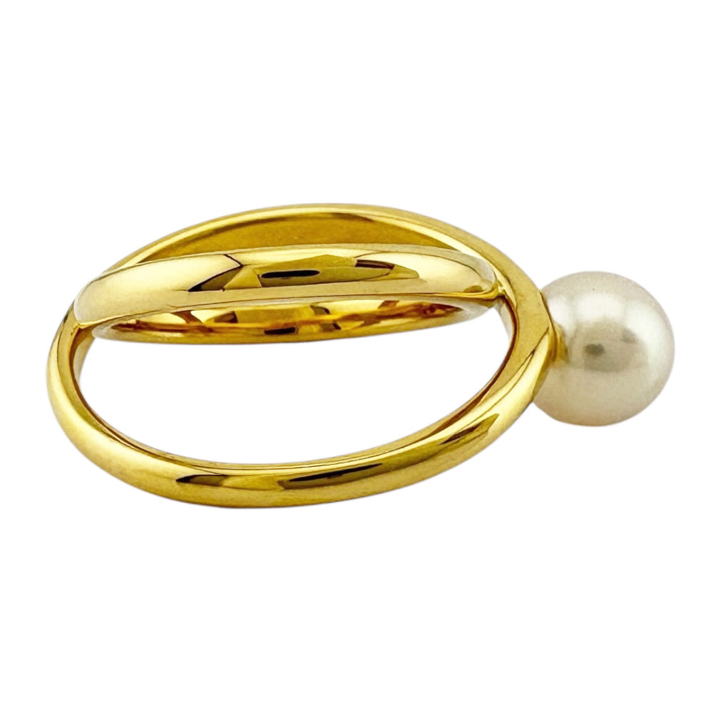 MIKIMOTO ミキモト リング 指輪 11.5号 18金 K18イエローゴールド