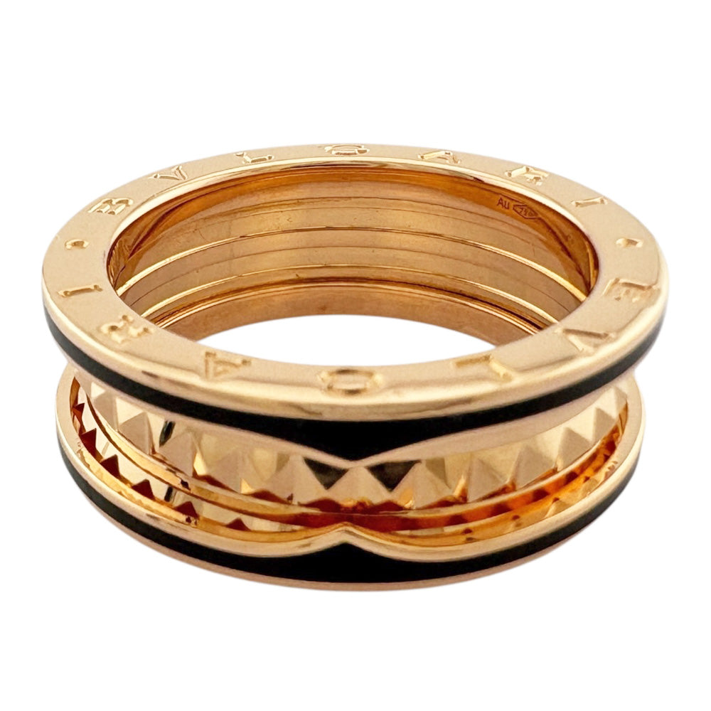 BVLGARI ブルガリ ロック B-zero.1 2バンド リング 指輪 18.5号 18金
