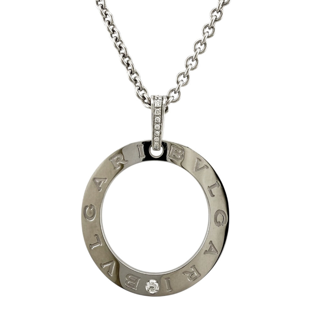 BVLGARI ブルガリ ロゴラージ カーブサークル ネックレス 18金 K18
