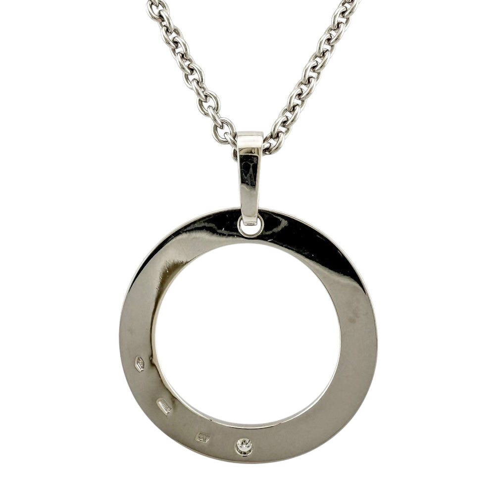 BVLGARI ブルガリ ロゴラージ カーブサークル ネックレス 18金 K18