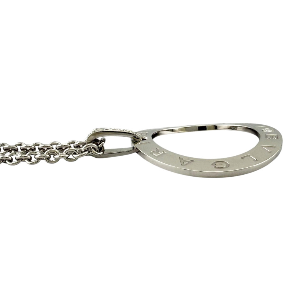 BVLGARI ブルガリ ロゴラージ カーブサークル ネックレス 18金 K18