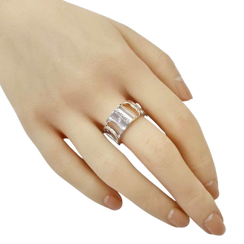美品 DAMIANI ダミアーニ K18WGリング 約10.5号 ダイヤモンド DAMIANI