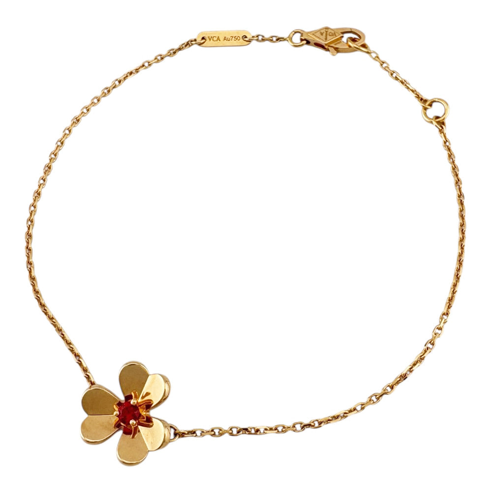 Van Cleef Arpels Van Cleef Arpels Frivole Bracelet 18K Pink Gold Ruby  Women's Used