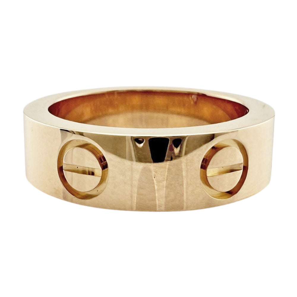 CARTIER カルティエ ラブ リング 指輪 9号 18金 K18ピンク