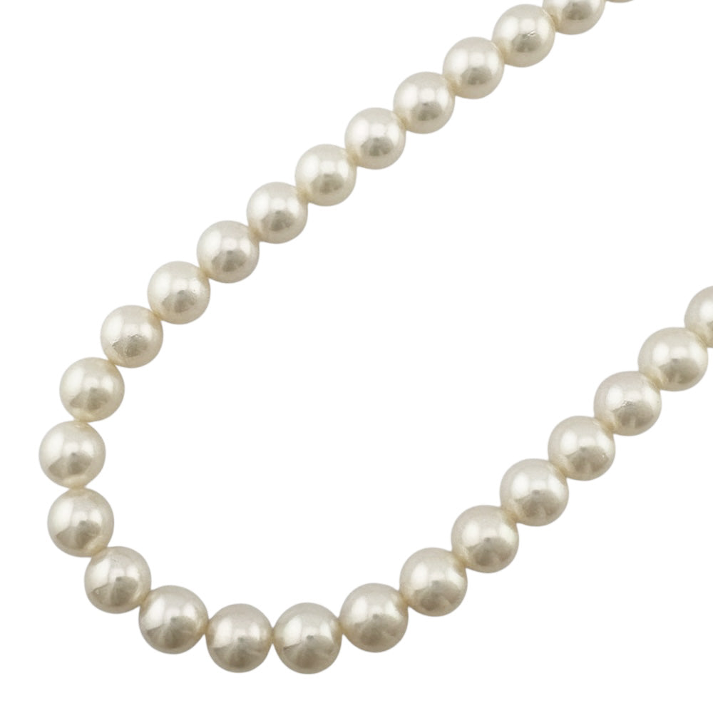 ミキモト パール ネックレス k18 MIKIMOTO （新品仕上げ済）ミキモト ステーション パール
