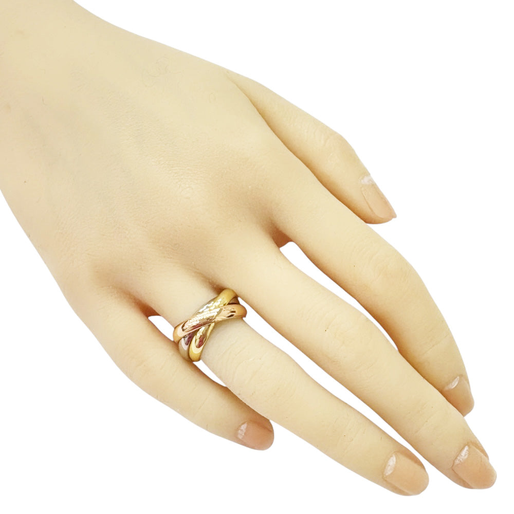 CARTIER カルティエ トリニティ 3連 リング 指輪 11号 18金 K18