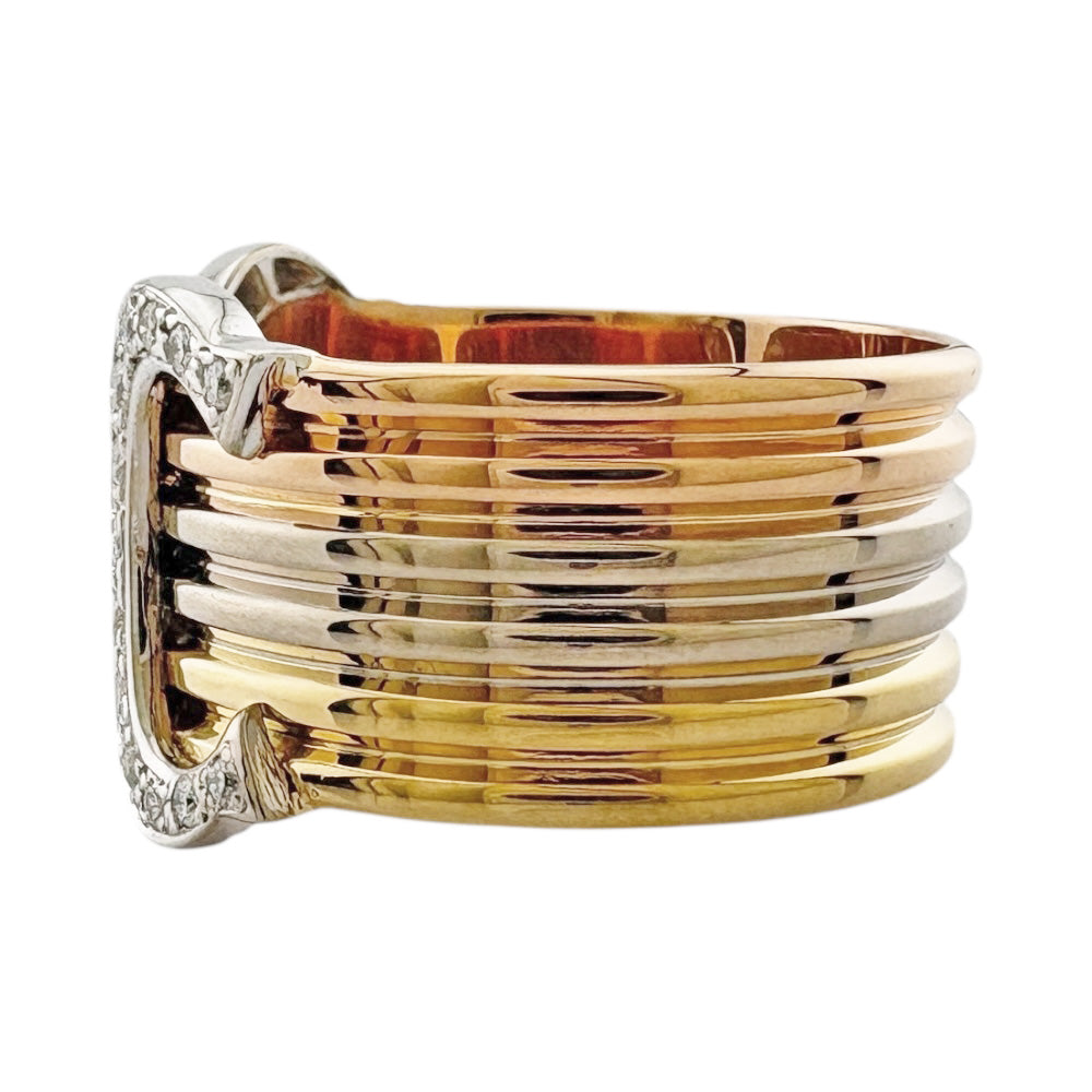 CARTIER カルティエ 2C リング 指輪 16号 18金 K18イエロー