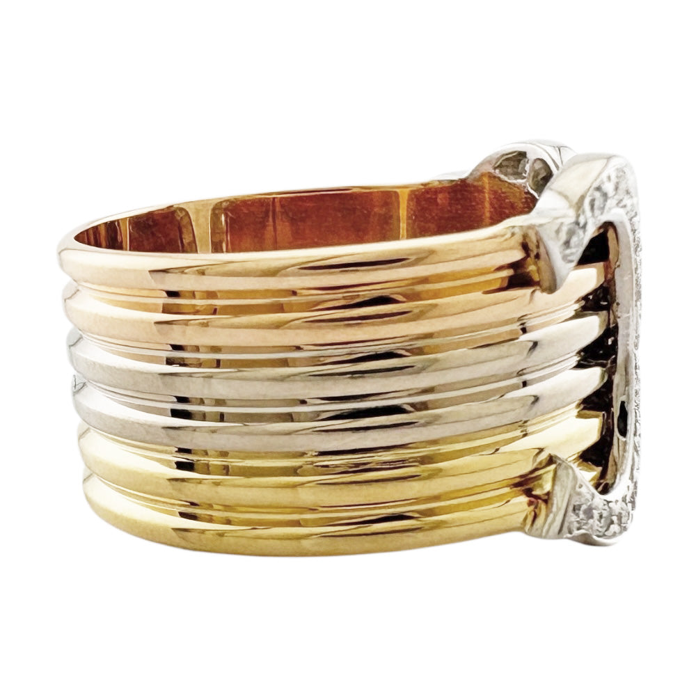 CARTIER カルティエ 2C リング 指輪 16号 18金 K18イエローゴールド
