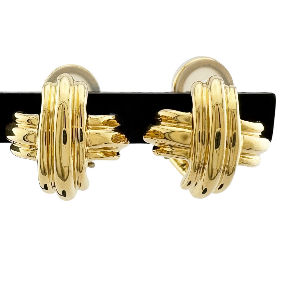 TIFFANY&Co. ティファニー シグネチャー イヤリング 18金 K18