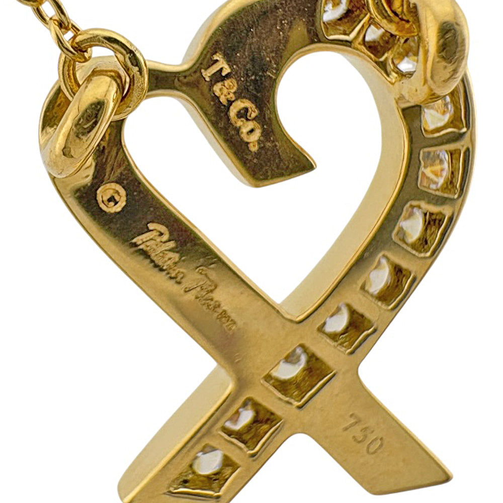 TIFFANY&Co. Tiffany Loving Heart Necklace 18K Yellow Gold