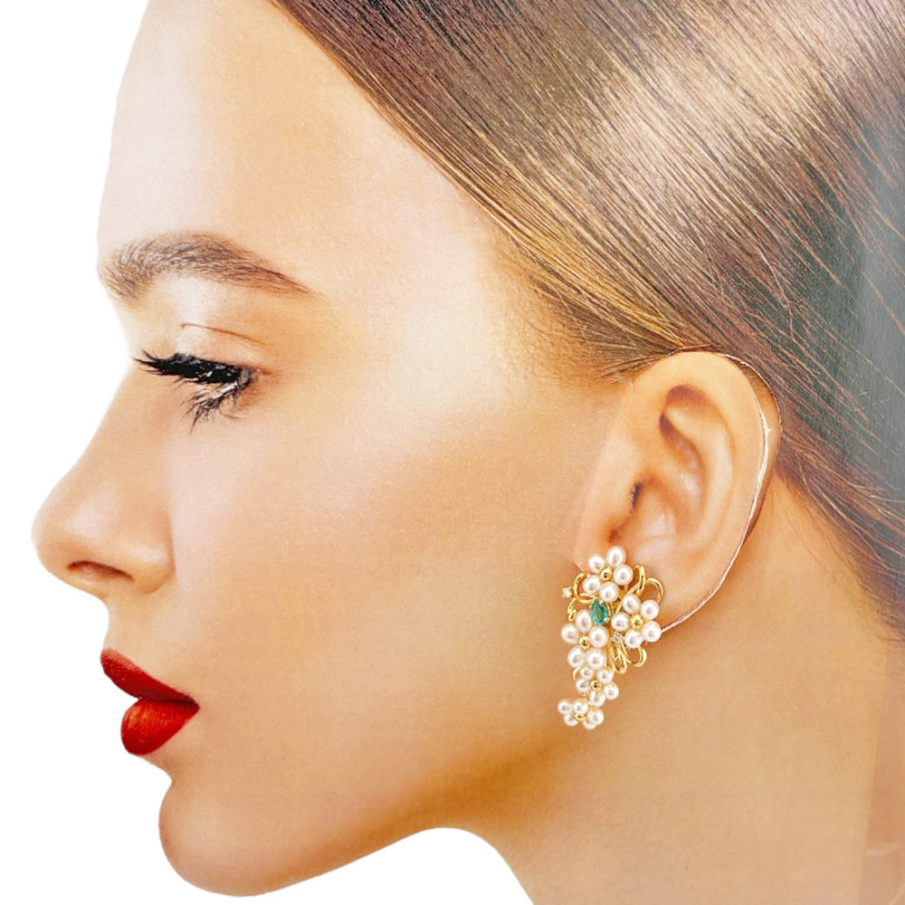 TASAKI タサキ イヤリング 18金 K18イエローゴールド トルマリン  