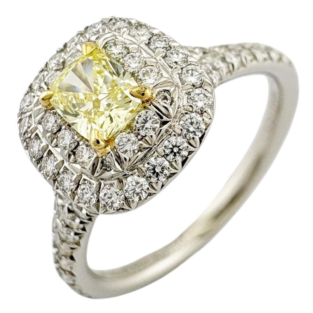 ティファニー　TIFFANY　PT950　10号　ソリティア　リング　良品 TIFFANY&Co. ティファニー 指輪 レディース ソリティア ダイヤ