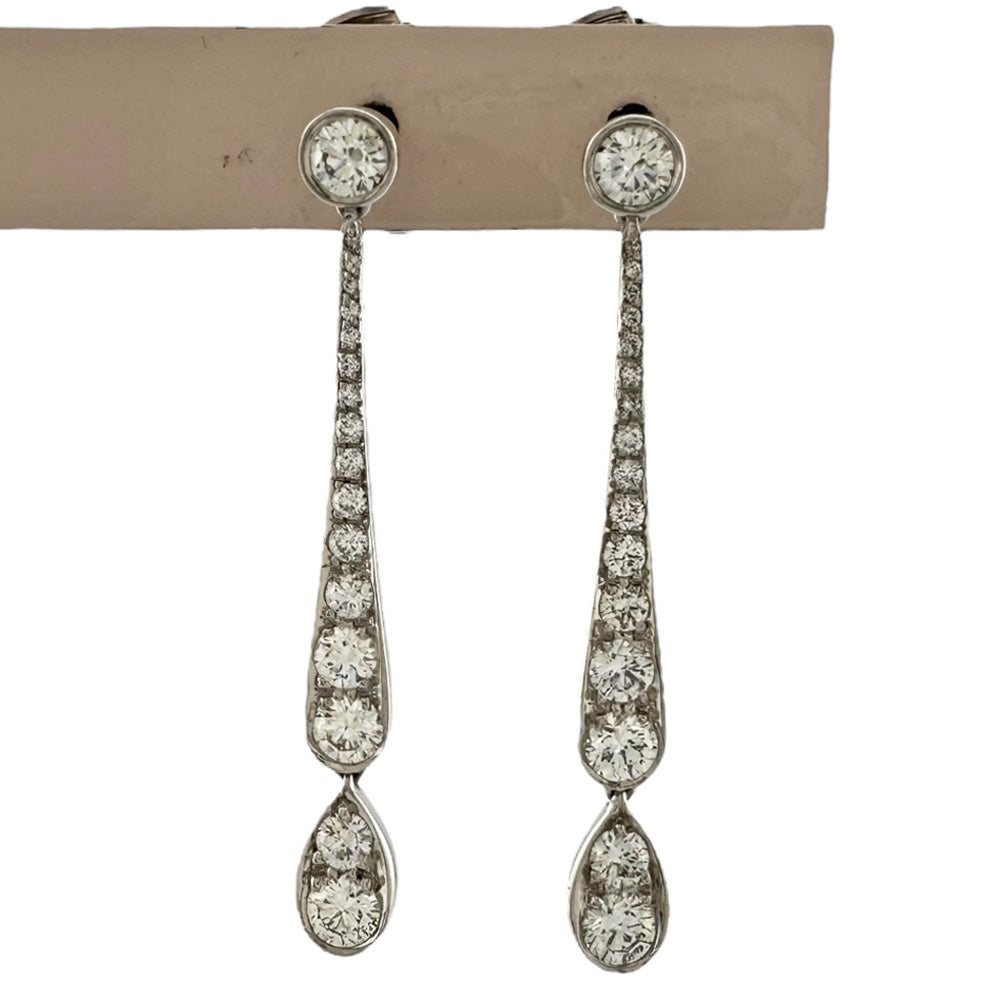 TIFFANY&Co. ティファニー ジャズドロップ ピアス Pt950プラチナ