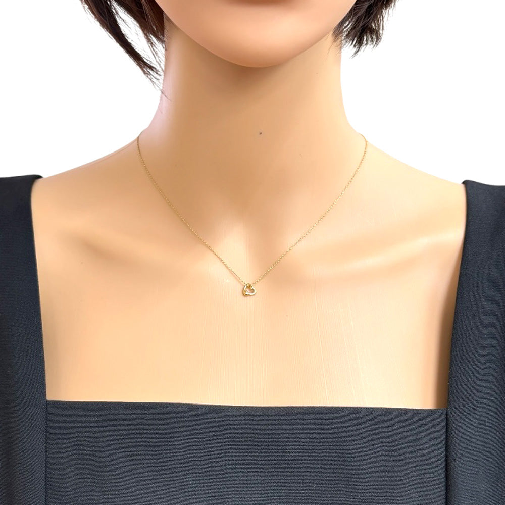 Tiffany & Co. ゴールドオープンハートネックレス TIFFANY&Co. ティファニー オープンハート ネックレス 18金 K18