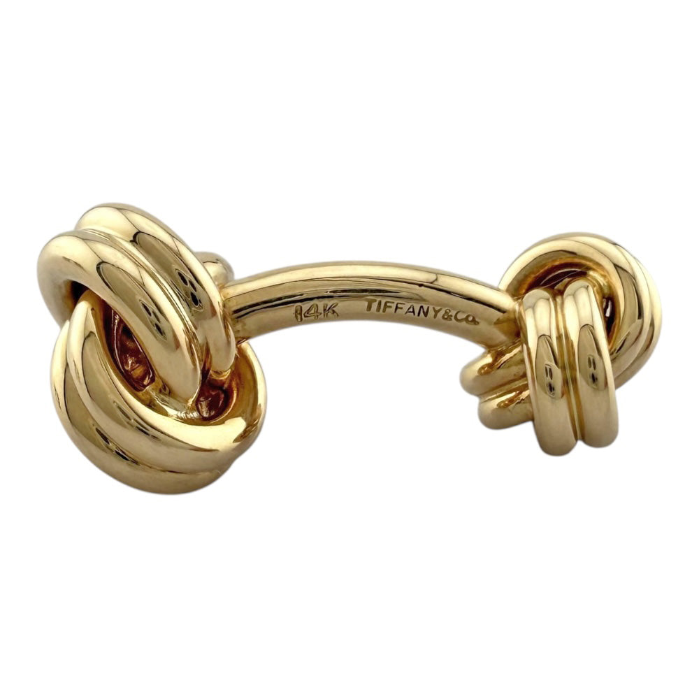 TIFFANY&Co. ティファニー ノット ツイスト カフス K14イエロー