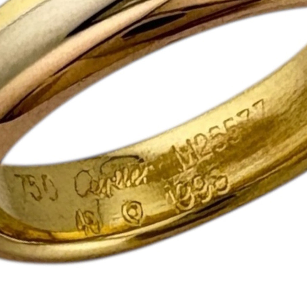 新品同様 カルティエ　現行品　ヴァンドーム リング 18金#50 新品仕上げ済み 即納【カルティエ】ルイ カルティエ ヴァンドーム リング 18K 金