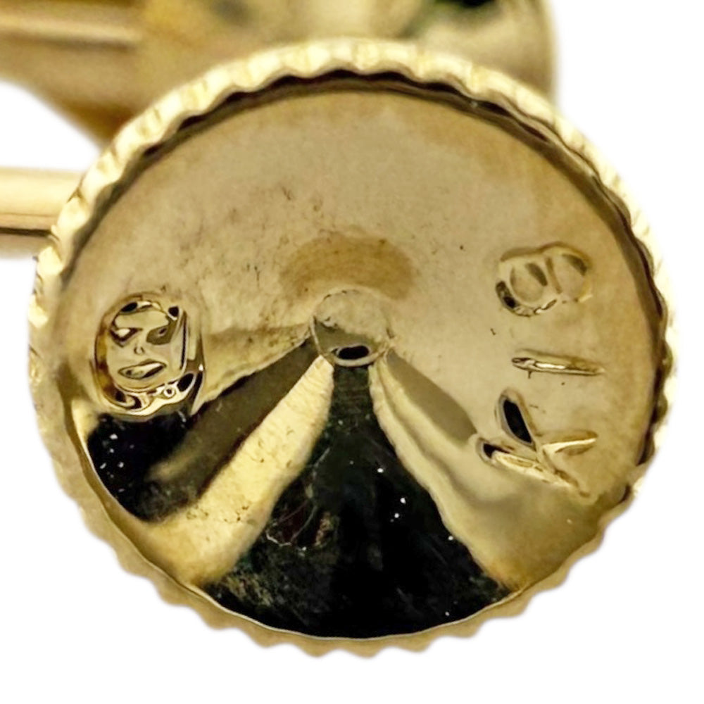 MIKIMOTO ミキモト イヤリング 18金 K18イエローゴールド アコヤ