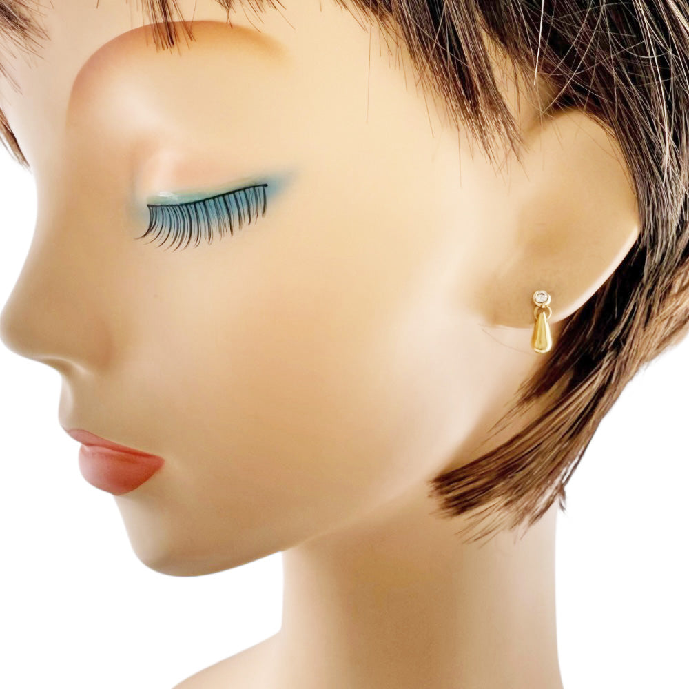 TIFFANY&Co. ティファニー ティアドロップ ピアス 18金 K18イエロー