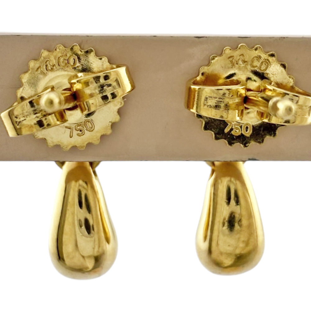 ティファニー K18 イエローゴールド ティアドロップ ピアス 6515 TIFFANY&Co. ティファニー ティアドロップ ピアス 18金 K18イエロー