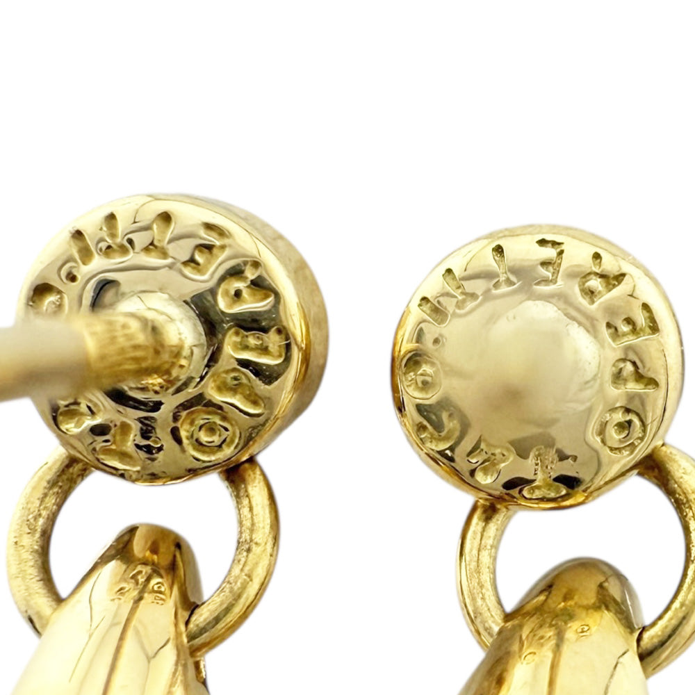 TIFFANY&Co. ティファニー ティアドロップ ピアス 18金 K18イエロー